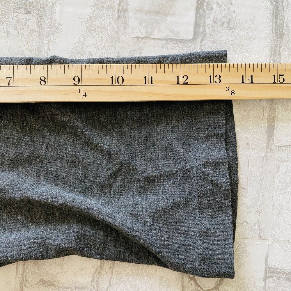 J Jill Wearever Collection Gray Open Long 3/4 Sleeve Stretchy Cardigan Sz XL - Picture 9 of 12